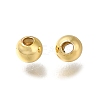 Rack Plating Brass Beads KK-K373-08A-G-1