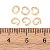 Brass Open Jump Rings KK-G604-08G-25-3