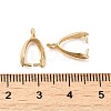 Rack Plating Brass Ice Pick Pinch Bails KK-Z030-05E-G-01-3