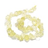 Raw Rough Natural Lemon Quartz Beads Strands G-E576-26-2