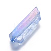 Electroplate Natural Quartz Crystal Beads KK-F757-G06-3