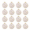 Golden Plated Alloy Charms X-ENAM-S118-01D-2