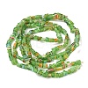 Handmade Millefiori Lampwork Beads Strands LAMP-P070-02A-03-2