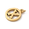 304 Stainless Steel Charms
with Jump Ring LS-STAS-R001-02G-X-2