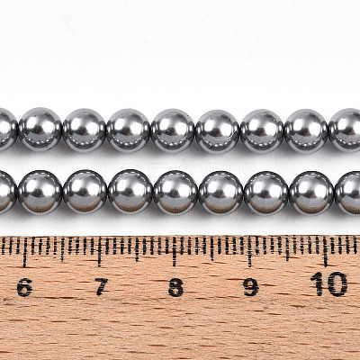 Baking Paint Pearlized Glass Pearl Bead Strands HY-N002-6mm-A01-1