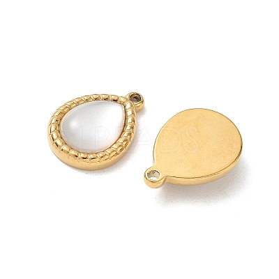 Natural Freshwater Shell Pendants SA-CBA11D7-15A-G-1