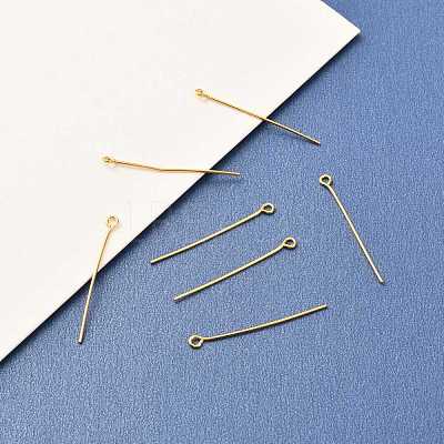 Brass Eye Pins KK-F824-113C-G-1