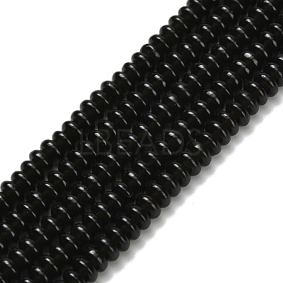 Natural Ice Obsidian Beads Strands G-L635-A11-4x2mm-02-1