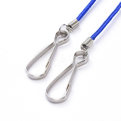 Polyester & Spandex Cord Ropes Eyeglasses Chains AJEW-EH00057-02-1