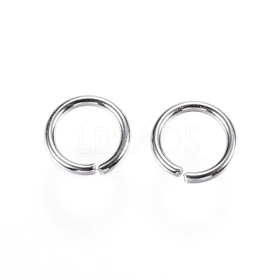 Non-Tarnish 304 Stainless Steel Open Jump Rings X-STAS-D448-092P-10mm-1