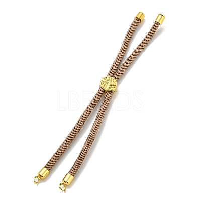 Nylon Cords Bracelet Makings Fit for Connector Charms AJEW-P116-01G-14-1