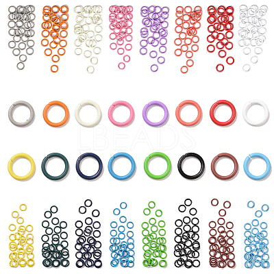 480Pcs 16 Colors Iron Quick Link Connectors IFIN-PH0024-68-1