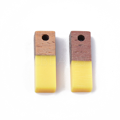 Resin & Wood Pendants X-RESI-S358-19A-1