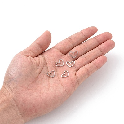 Non-Tarnish 201 Stainless Steel Linking Rings LS-STAS-R111-LA105-01-1