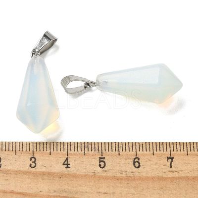 Opalite Pointed Pendants G-B127-15P-07-1