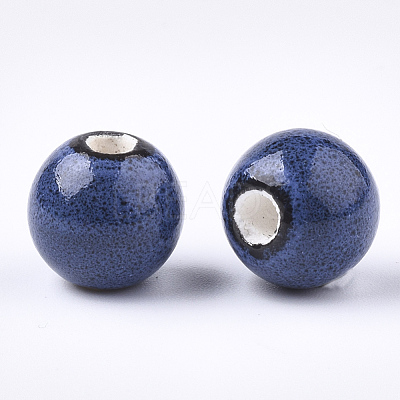 Handmade Porcelain Beads PORC-Q262-01B-1