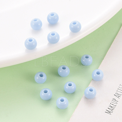 Opaque Acrylic Beads MACR-S370-C6mm-SS2113-1