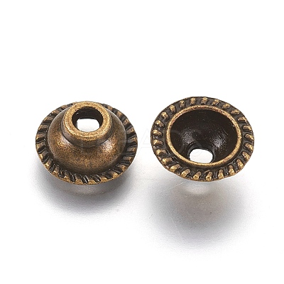Tibetan Style Alloy Bead Caps LS-MLF0656Y-1
