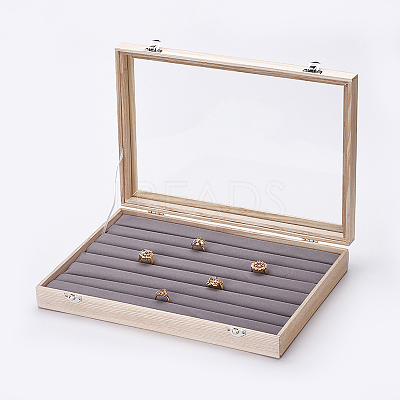 Wooden Ring Presentation Boxes ODIS-P006-12-1
