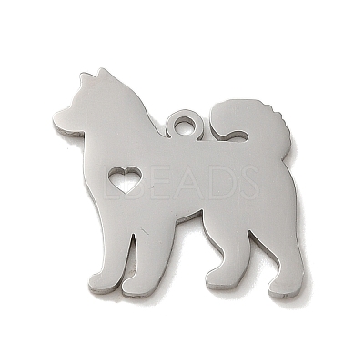 Non-Tarnish 304 Stainless Steel Pendants STAS-O005-13P-1