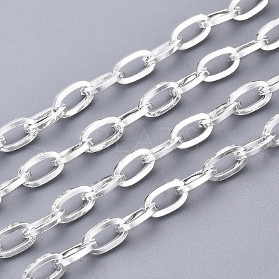 304 Stainless Steel Paperclip Chains CHS-N001-11S-1
