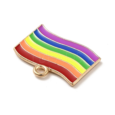 Alloy Enamel Pendants ENAM-G208-11KCG-1
