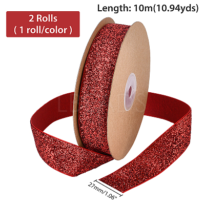 2Roll 2 Color Chinlon Ribbon OCOR-AR0001-13A-1