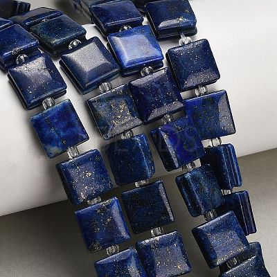 Dyed Natural Lapis Lazuli Beads Strands GG-F802-B14-01-1