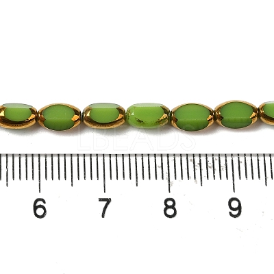 Electroplate Glass Beads Strands X-EGLA-P061-02A-08-1