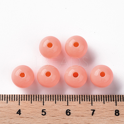 Opaque Acrylic Beads MACR-S370-C10mm-SS2109-1