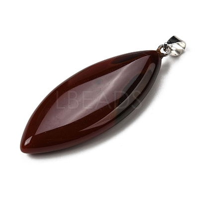 Natural Red Agate Big Pendants G-F820-06B-1