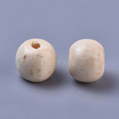 Dyed Natural Wood Beads WOOD-Q006-10mm-04-LF-1