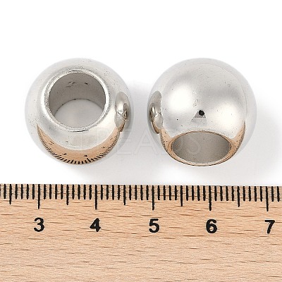 CCB Plastic Round Beads ALUM-U001-07B-12-1