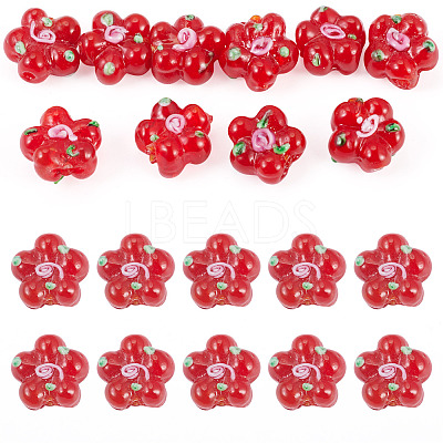 10Pcs Handmade Lampwork Beads LAMP-TADJ0001-01A-1