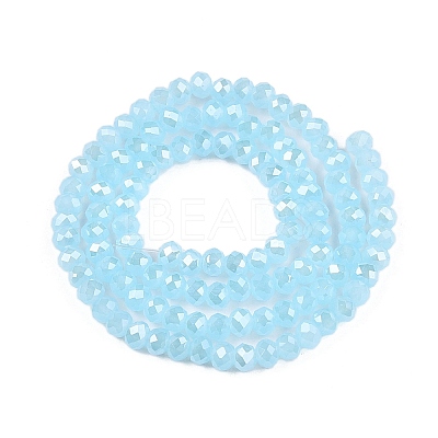 Electroplate Glass Beads Strands EGLA-A044-J3mm-A04-1