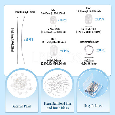 30Pcs 3 Styles Natural Cultured Freshwater Pearl Beads PEAR-TA0001-53-1