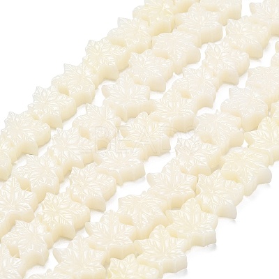 Synthetic Coral Dyed Carved Beads BSHE-H114-02B-1