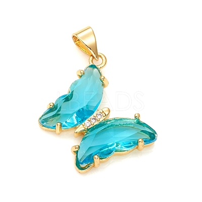 Glass Pendants GLAA-G075-01G-07-1