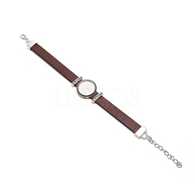 PU Leather Cord Bracelet Making AJEW-TAC0034-01A-1