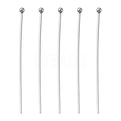 Tarnish Resistant 304 Stainless Steel Ball Head Pins STAS-K146-045-40x0.7mm-1