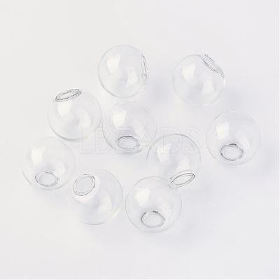 Round Mechanized One Hole Blown Glass Globe Ball Bottles BLOW-R001-14mm-1