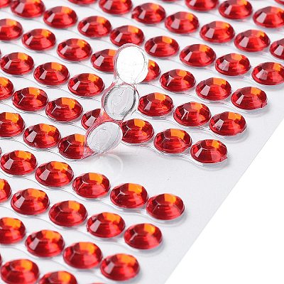 Self Adhesive Acrylic Rhinestone Stickers STIC-PW0012-01B-1