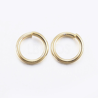 304 Stainless Steel Open Jump Rings STAS-L187-7x0.8mm-G-1