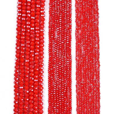 Electroplate Glass Beads Strands EGLA-A044-P6mm-A22-1