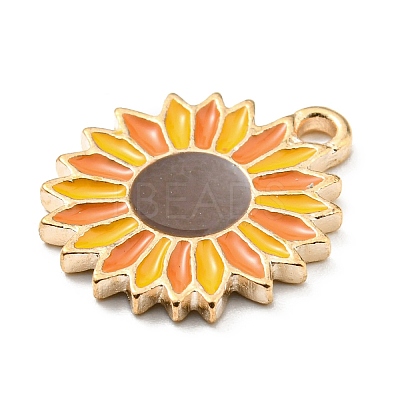 Thanksgiving Day Alloy Enamel Pendants ENAM-D060-01A-KCG-1