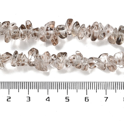 Spray Painted Transparent Glass Beads Strands GLAA-P060-01B-05-1