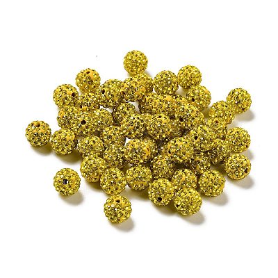 Pave Disco Ball Beads RB-A130-10mm-17-1