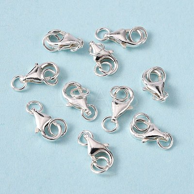 925 Sterling Silver Lobster Claw Clasps STER-I010-11mm-1