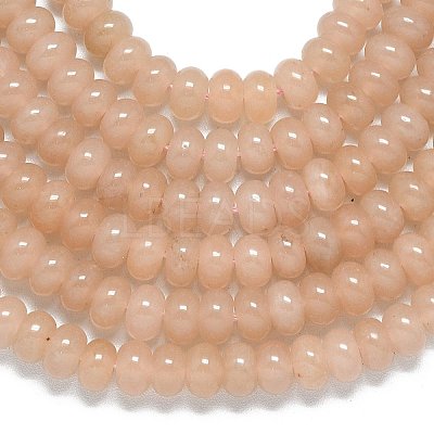 Natural Malaysia Jade Beads Strands G-B165-G01-5x8mm-10-1