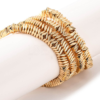 Electroplated Synthetic Non-magnetic Hematite Beads Strands X-G-G849-07A-LG-1